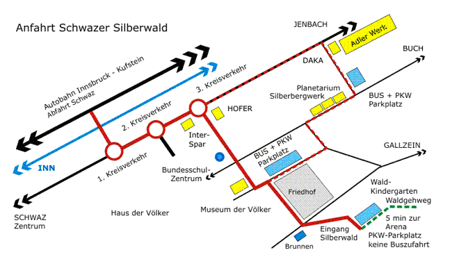 UNSER WALD (ev) - Anfahrt Schwazer Silberwald